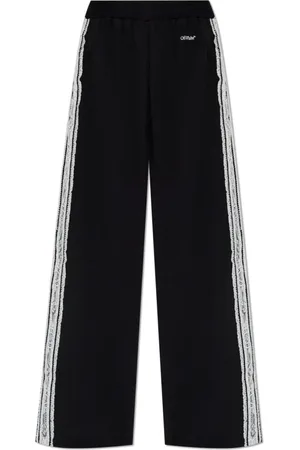 OFF-WHITE Bukser, Dame, Sort, S, Uld, Logo Bukser