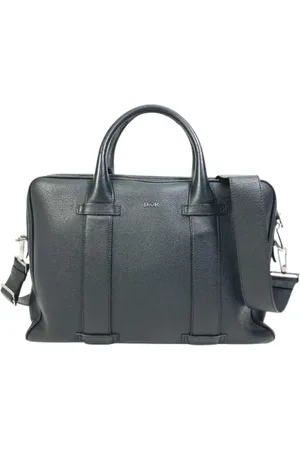 Dior Pre-owned, Herre, Sort, ONE SIZE, Uld, Pre-owned Laeder dior-tasker