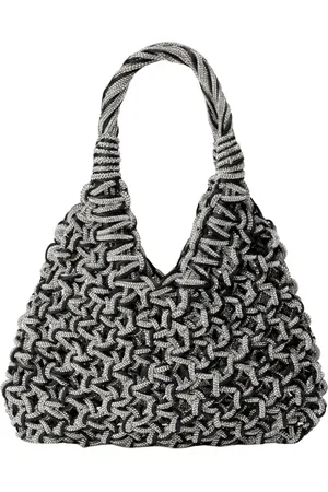 Hibourama Taske, Dame, Flerfarvet, ONE SIZE, Satin, Satin Krystal Håndtaske