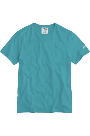 MC2 SAINT BARTH Top, Herre, Grøn, M, Linned, Herre Linned T-shirt Forskellige Ensfarvede Farver