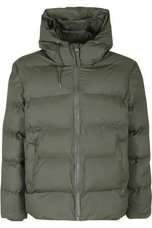 Rains Jakke, Herre, Grøn, L, Uld, Alta Puffer Jakke