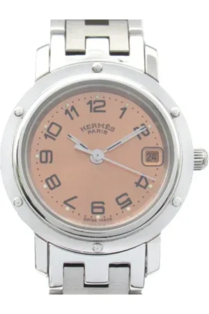 Hermès Pre-owned, Dame, Lyserød, ONE SIZE, Pre-owned Rustfrit stal watches