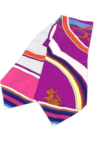 Hermès Pre-owned, Dame, Flerfarvet, ONE SIZE, Tyl, Pre-owned Stof trklaeder