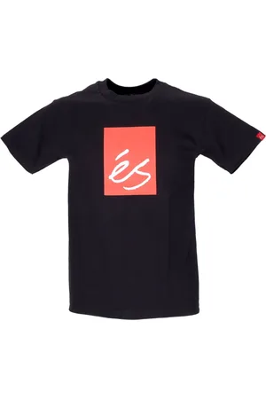 Es Top, Herre, Sort, XL, Bomuld, Sort Crew Neck T-shirt Regular Fit
