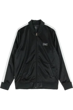 Obey Sweathshirts & Hoodies, Herre, Sort, L, Uld, Sort Tracksuit Jakke til Mænd