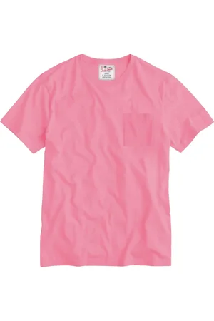MC2 SAINT BARTH Top, Herre, Lyserød, L, Linned, Herre Linned T-shirt Forskellige Ensfarvede Farver