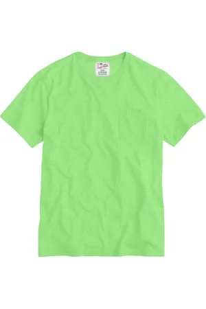 MC2 SAINT BARTH Top, Herre, Grøn, S, Linned, Herre Linned T-shirt Forskellige Farver