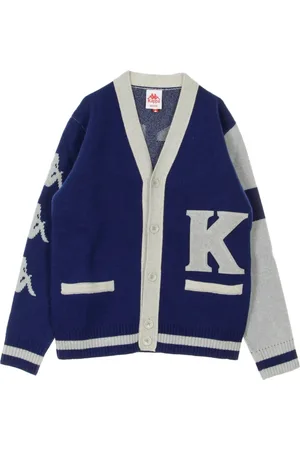 Kappa Strik, Herre, Blå, M, Uld, Blå Herre Sweater