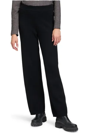 Betty & Co Bukser, Dame, Sort, XL, Elastisk talje slip-on bukser