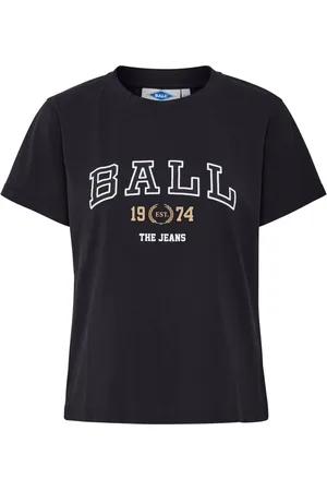 Ball Top, Dame, Sort, L, Bomuld, Sort T-shirt Top