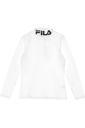 Fila Top, Herre, Hvid, M, Hvid Langærmet Damet-shirt