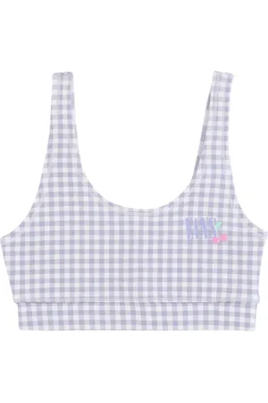 Vans Top, Dame, Lilla, S, Bomuld, Gingham Bralet Lavender Top