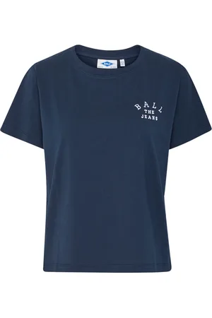 Ball Top, Dame, Blå, L, Bomuld, Sky Captain T-shirt Top