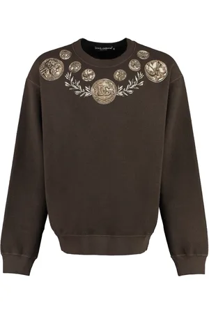 Dolce & Gabbana Sweathshirts & Hoodies, Herre, Brun, S, Bomuld, Sweatshirts & Hoodies