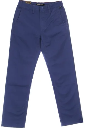 Vans Bukser, Herre, Blå, W32, Bomuld, Afslappede Chino Lange Bukser True Navy