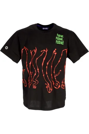 Octopus Top, Herre, Sort, XL, Bomuld, Sort Dripper Tee Kortærmet T-Shirt