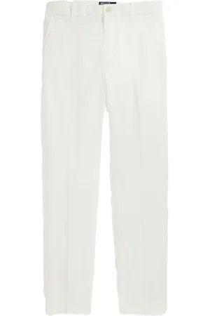Ralph Lauren Bukser, Dame, Hvid, S, Bomuld, Slim-Fit Twill Chinos