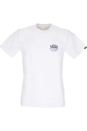 Vans Top, Herre, Hvid, XL, Bomuld, Klassisk Hvid/Ægte Blå Herre T-shirt