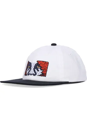 Obey Tilbehør, Herre, Hvid, ONE SIZE, Bomuld, Flad skygge snapback kasket Hvid/Multi