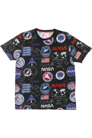 Alpha Industries Top, Herre, Sort, XL, Bomuld, Sort All Over Print T-shirt