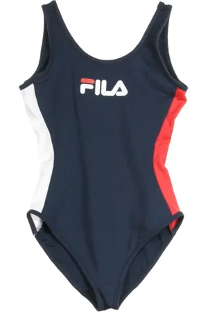 Fila Badetøj, Dame, Blå, M, Uld, Stilfuld badedragt til kvinder Sort/Rød/Hvid