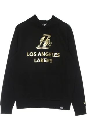 New Era Sweathshirts & Hoodies, Herre, Sort, M, Uld, NBA Sort Guld Hættetrøje Lakers