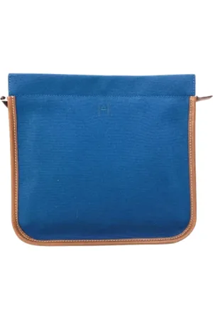 Hermès Pre-owned, Herre, Blå, ONE SIZE, Tyl, Pre-owned Stof clutches