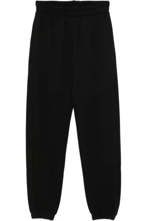 GCDS Bukser, Herre, Sort, XS, Uld, Sort Lounge Logo Sweatpants