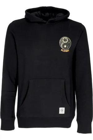 Element Sweathshirts & Hoodies, Herre, Sort, L, Bomuld, Sort Timber Flint Hættetrøje til Mænd