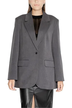 ONLY Jakke, Dame, Grå, M, Polyester, Blazer Donna Efterår/Vinter Kollektion