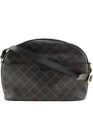 Bally Pre-owned, Dame, Sort, ONE SIZE, Tyl, Pre-owned Canvas crossbody-tasker