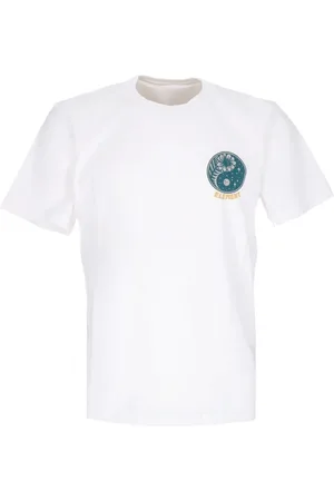 Element Top, Herre, Hvid, XL, Bomuld, Off Tee med Timber Broderi