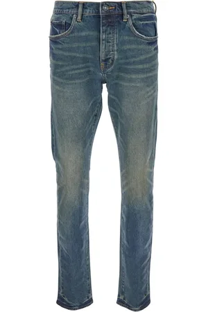 Purple Brand Jeans, Herre, Blå, W31, Bomuld, Coated Skinny Dark Tempest Jeans