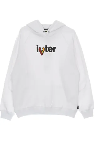 IUTER Sweathshirts & Hoodies, Herre, Hvid, M, Bomuld, Hvid Letvægts hættetrøje Cinelli