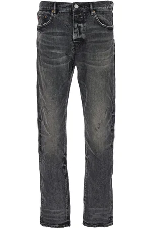 Purple Brand Jeans, Herre, Grå, W30, Denim, Slim Fit Grå Denim Jeans
