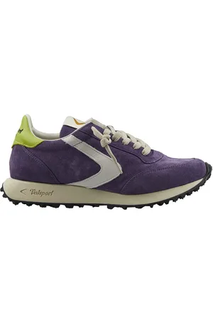 Valsport 1920 Sko, Dame, Lilla, 36 EU, Læder, Lilla ruskind sneakers med boomerang