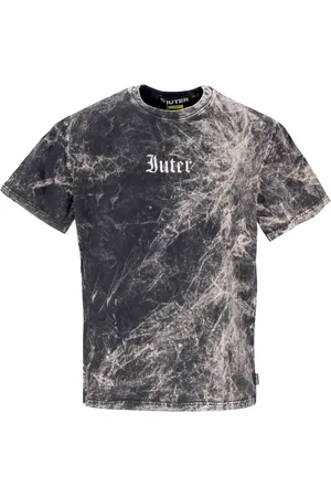 IUTER Top, Herre, Sort, XL, Bomuld, Sort Tie-Dye Still Here Tee