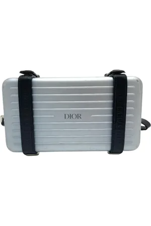 Dior Pre-owned, Herre, Blå, ONE SIZE, Tyl, Pre-owned Stof dior-tasker