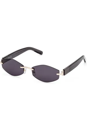 GCDS Tilbehør, unisex, Gul, 56 MM, Uld, Innovativ solbrillekollektion med fedt design
