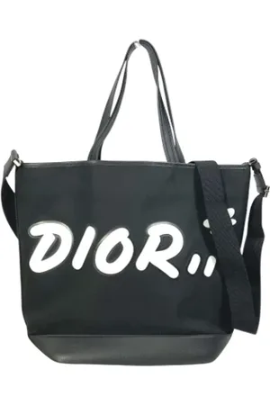 Dior Pre-owned, Herre, Sort, ONE SIZE, Uld, Pre-owned Stof dior-tasker