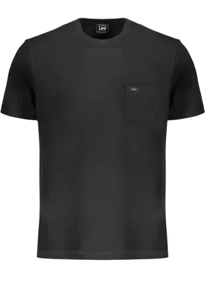 Lee Top, Herre, Sort, XL, Bomuld, Sort Bomuld T-shirt