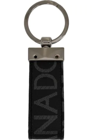 Dolce & Gabbana Tilbehør, Herre, Sort, ONE SIZE, Nøglering med logo