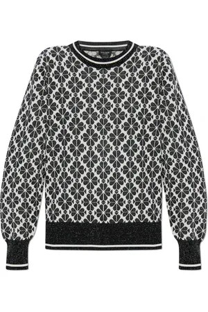 Kate Spade Strik, Dame, Sort, S, Cashmere, Trøje med logo