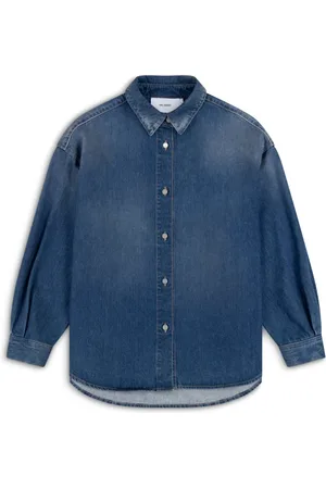 Axel Arigato Bluser & Skjorter, Dame, Blå, M, Denim, Sasha Oversized Skjorte