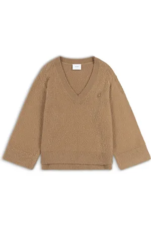 Axel Arigato Strik, Dame, Brun, S, Uld, Regn V-udskæring sweater