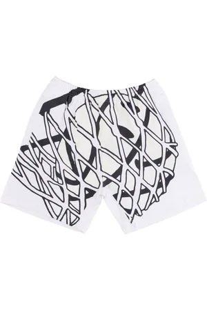 MARKET Shorts, Herre, Hvid, S, Bomuld, Smiley UV Shorts Hvid