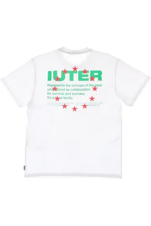 IUTER Top, Herre, Hvid, L, Bomuld, Hvid Kortærmet Crew Neck Tee