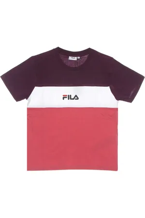 Fila Top, Dame, Flerfarvet, XS, Bomuld, Farveblok kortærmet T-shirt