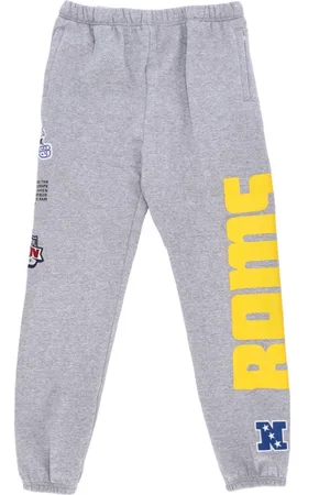 Mitchell & Ness Bukser, Herre, Grå, XL, Bomuld, Los Angeles Rams Fleece Tracksuit Bukser