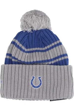 New Era Tilbehør, Herre, Grå, ONE SIZE, Uld, Indianapolis Colts Pom Pom Beanie Hat